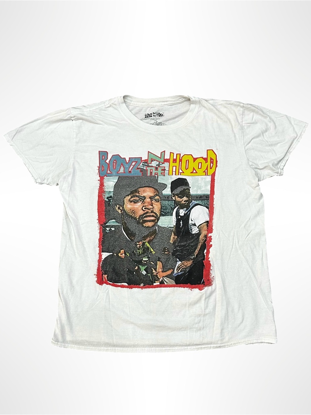 Bozz N The Hood Graphic Short Sleeve Tee - White